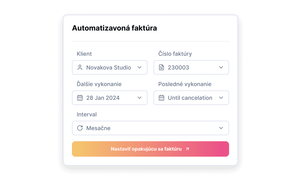 Automatické faktúry