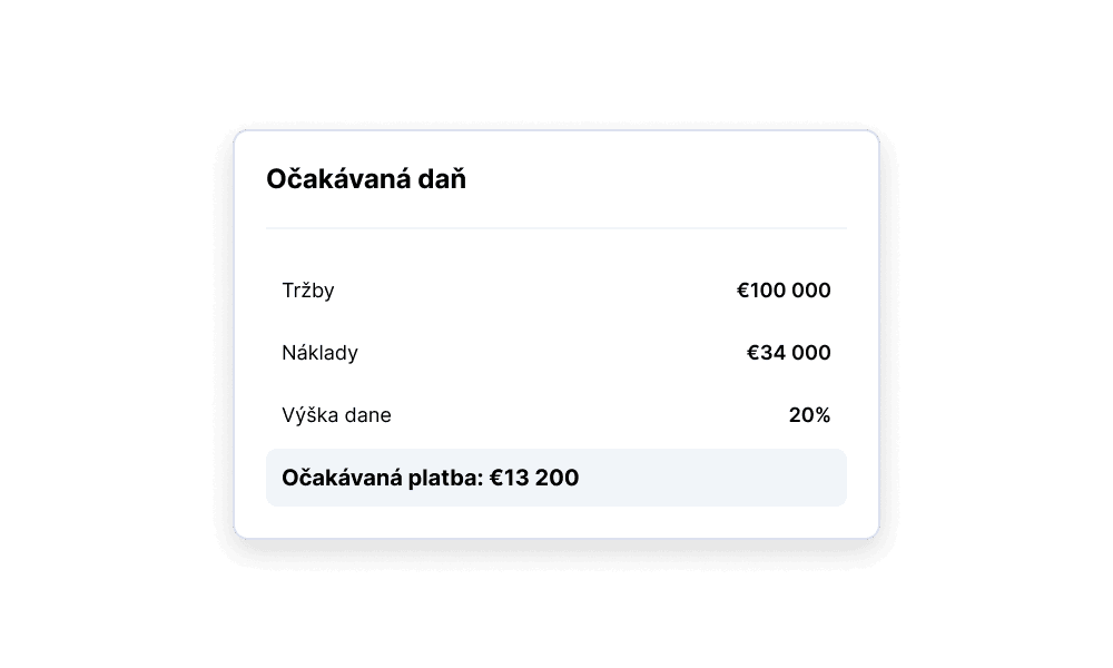 Výpočet daní
